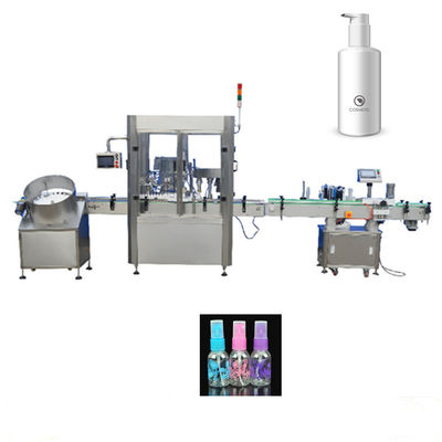 Chiny Pełna maszyna do napełniania perfum ze stali nierdzewnej z kontrolerem PLC 10-35 butelek / min dostawca