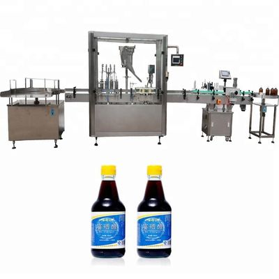 Chiny Sterowana maszynowo szklana butelka zamykania butelek z 4 dyszami 750 ml - 1000 ml objętości napełniania dostawca