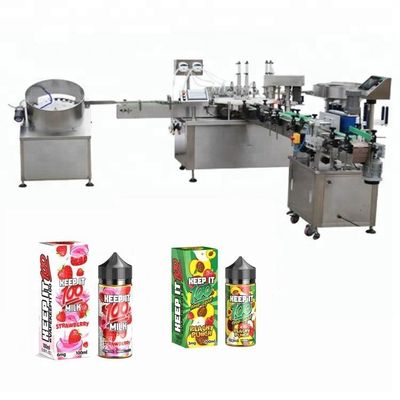 Chiny 5-35 butelek / min Automatyczna maszyna do napełniania płynem do szklanej butelki o pojemności 10 ml / 30 ml dostawca