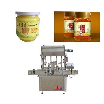 Chiny PLC Control Sauce Paste Bottle Filling Machine do napełniania i zamykania półpłynnych produktów dostawca