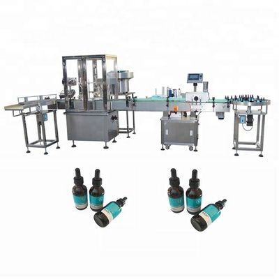 Chiny 15-40 butelek / Min Essential Oil Filling Machine 30 ml linii do napełniania butelek szklanych dostawca