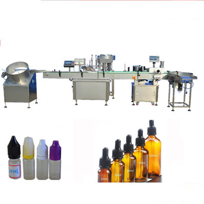Chiny 5-30 ml Napełniarka Pojemnościowa maszyna do napełniania kropel Kolorowy panel sterowania ekranem dotykowym dostawca