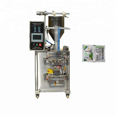 Chiny Maszyna do pakowania szamponu Composit Film, 30-80 worków / min Maszyna do pakowania pasty dostawca
