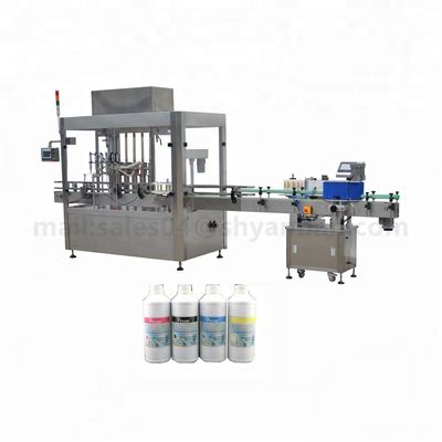 Chiny Nierdzewna tłokowa automatyczna maszyna do napełniania płynów stosowana w przemyśle farmaceutycznym / kosmetycznym dostawca