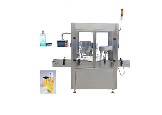 Chiny Sterownik PLC Perfume Spray Machine, dwie dysze do napełniania Perfume Packaging Machine dostawca