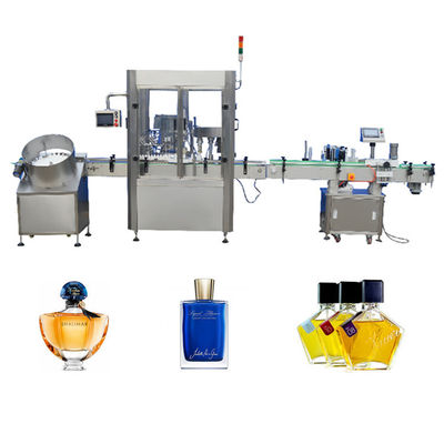 Chiny Maszyna do napełniania fiolek z głowicą pompy / 20ml - 200ml Maszyna do butelkowania perfum dostawca